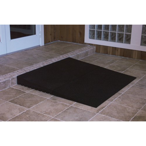 Transitions Modular Entry Mat Rubber Threshold Ramp 2.5 - Best Medical Supplies Online