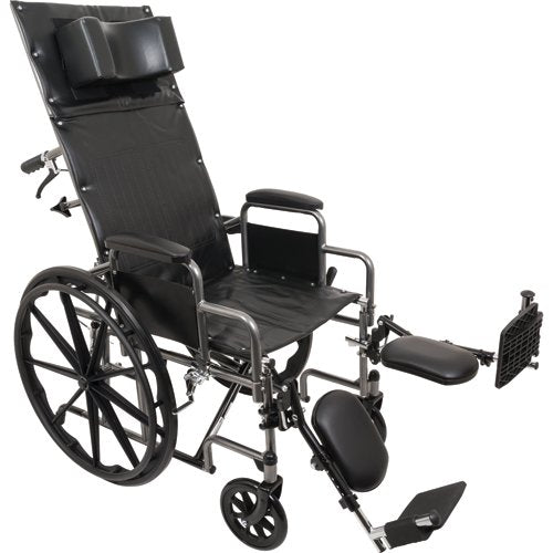 ProBasics Reclining Wheelchair 18 x16 Removable Desk Arms - Best Medical Supplies Online