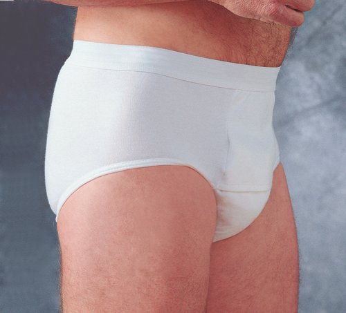 HealthDri Men's Heavy Cotton Brief 4XL 54 -56 - Best Medical Supplies Online