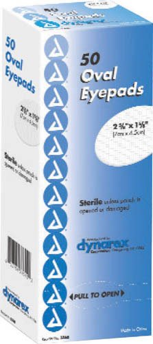 Sterile Oval Eyepad 2 5/8 x 1 5/8 Bx/50 - Best Medical Supplies Online