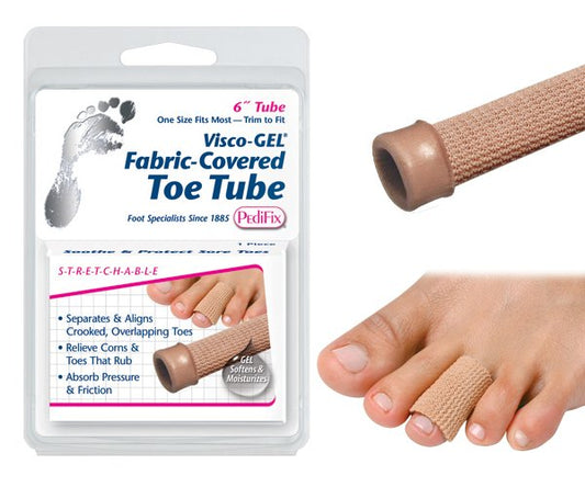 Visco-GEL Fabric-Covered Toe Tube Small - Best Medical Supplies Online