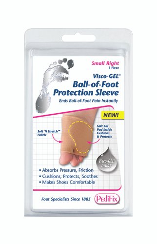 Visco-GEL Ball-of-Foot Protection Sleeve Small Right - Best Medical Supplies Online