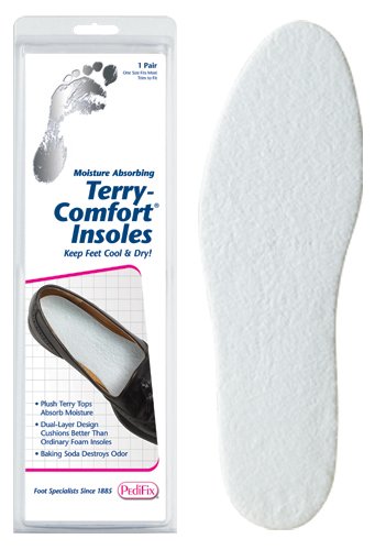 Sockless Insoles w/Terry Comfort One Size Fits Most Pr - Best Medical Supplies Online