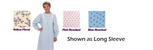 Ladylace Reusable Gown Garden Print Long Sleeve - Best Medical Supplies Online