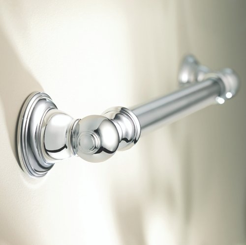 Moen Kingsley Chrome Grab Bar 1.25 x 12 - Best Medical Supplies Online